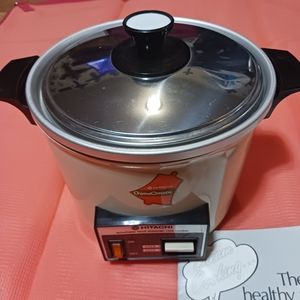 Hitachi Steam O Matic Rice Cooker Food Steamer